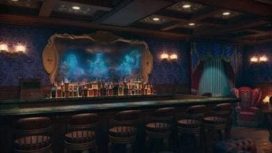 Haunted Mansion Parlor on the Disney Cruise Line