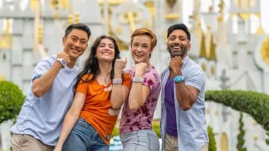 Disney Adults with Magic Bands